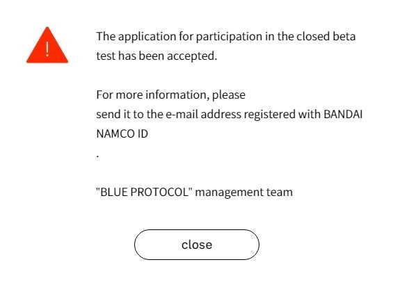Applying For The Closed Beta Test Blue Protocol Database